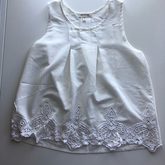 Lace trim blouse - Picture 1 of 1